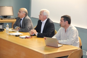 Luís Filipe Malheiros, António Machado e Moura e João Falcão e Cunha (da esq. para a dir. Foto: DR)