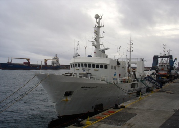 Navio de Investigação "Noruega", a bordo do qual decorreu a campanha oceanográfica