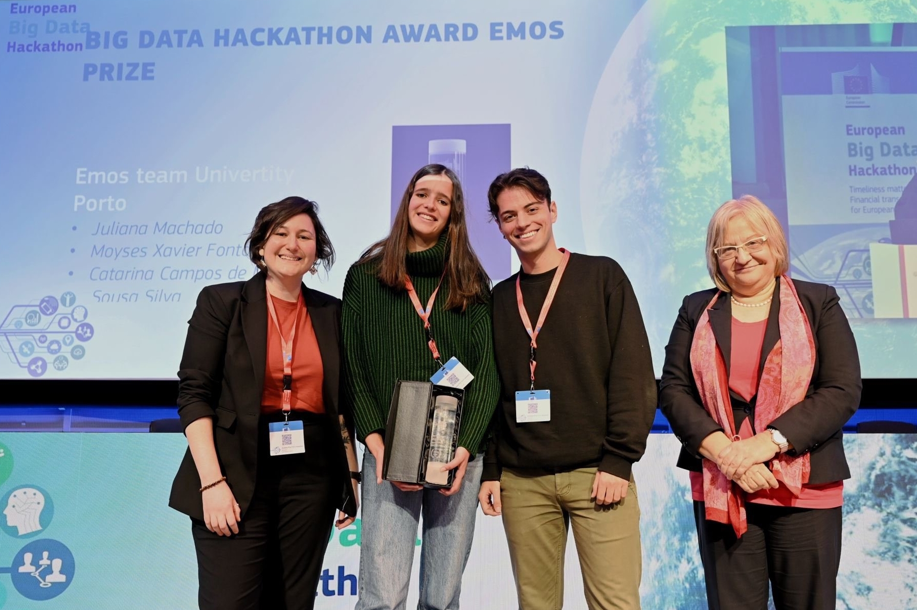 Estudantes da FEP distinguidos em hackathon europeu