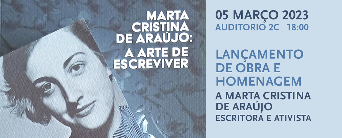 Lançamento de obra e homenagem a Marta Cristina de Araújo escritora e ativista