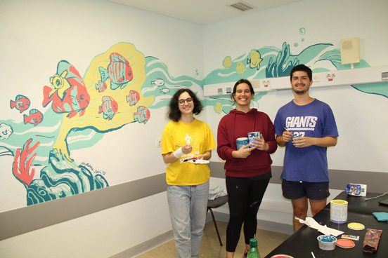 Estudantes de Belas Artes dão cor a nova ala do Hospital Pedro Hispano